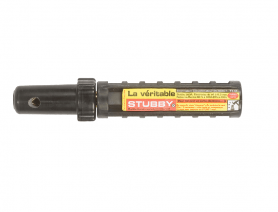 Porta electrodos Stubby: 400A al 35% y 300A al 60