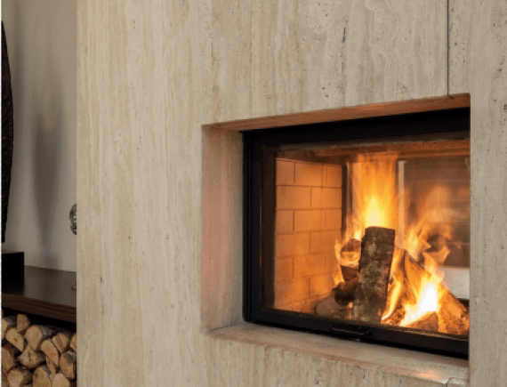 ROBAX fire-viewing glass