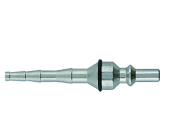 Neutral gas male fast LOR connector